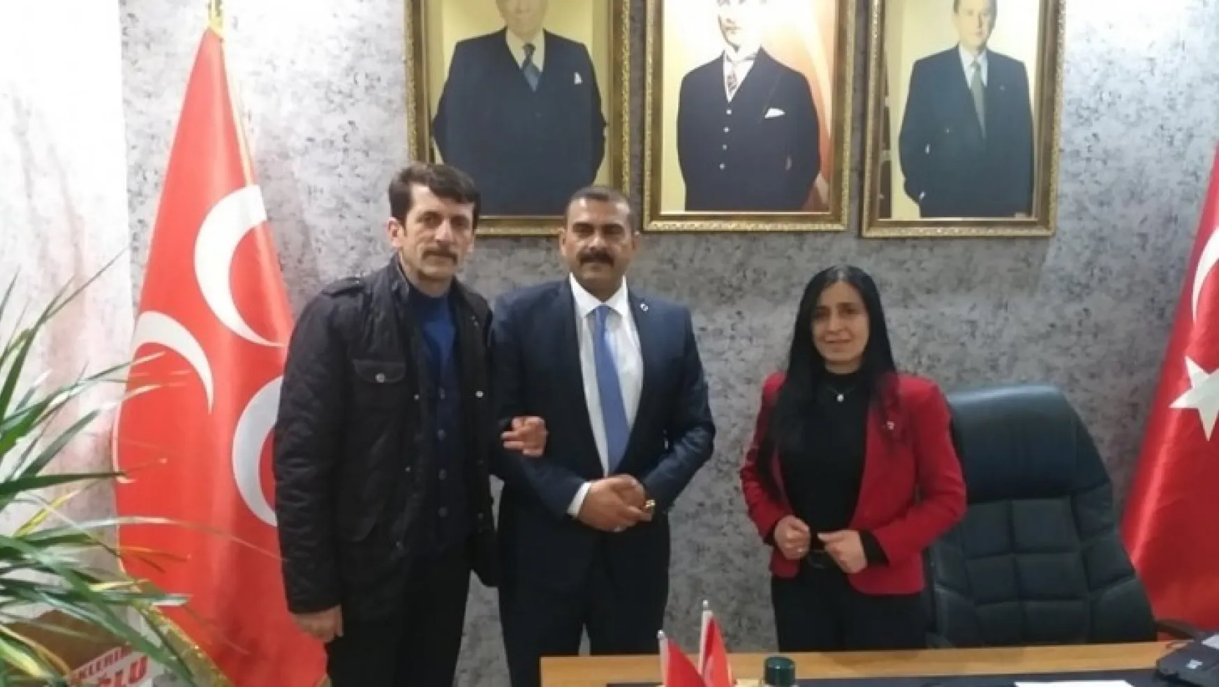 Abyb'den MHP Battalgazi  İlçe Başkanı İlhan'a hayırlı olsun ziyareti