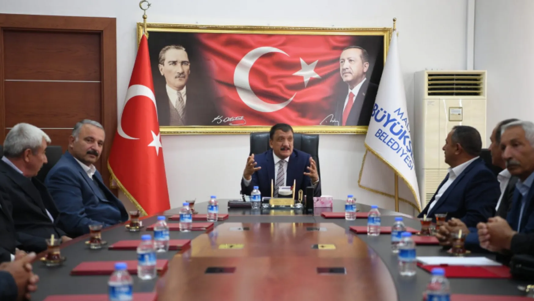 AK Parti Kuluncak İlçe Başkanı ve Yönetiminden Başkan Gürkan'a ziyaret