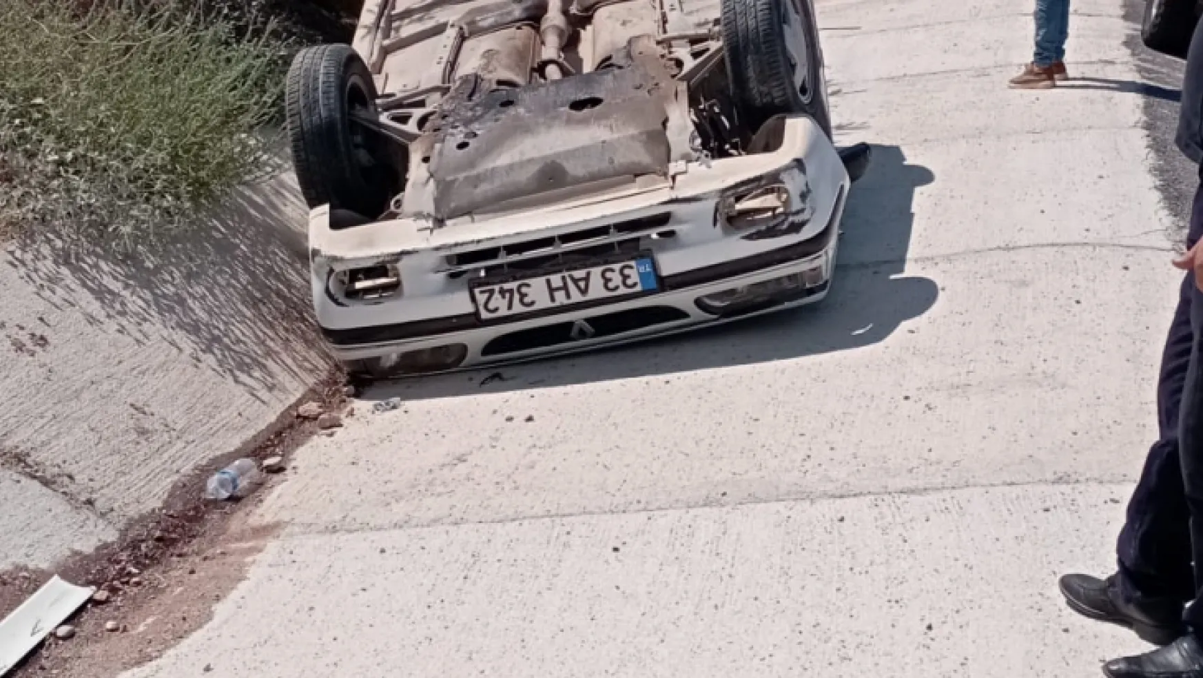 Akçadağ Doğanşehir yol ayrımında trafik kazası