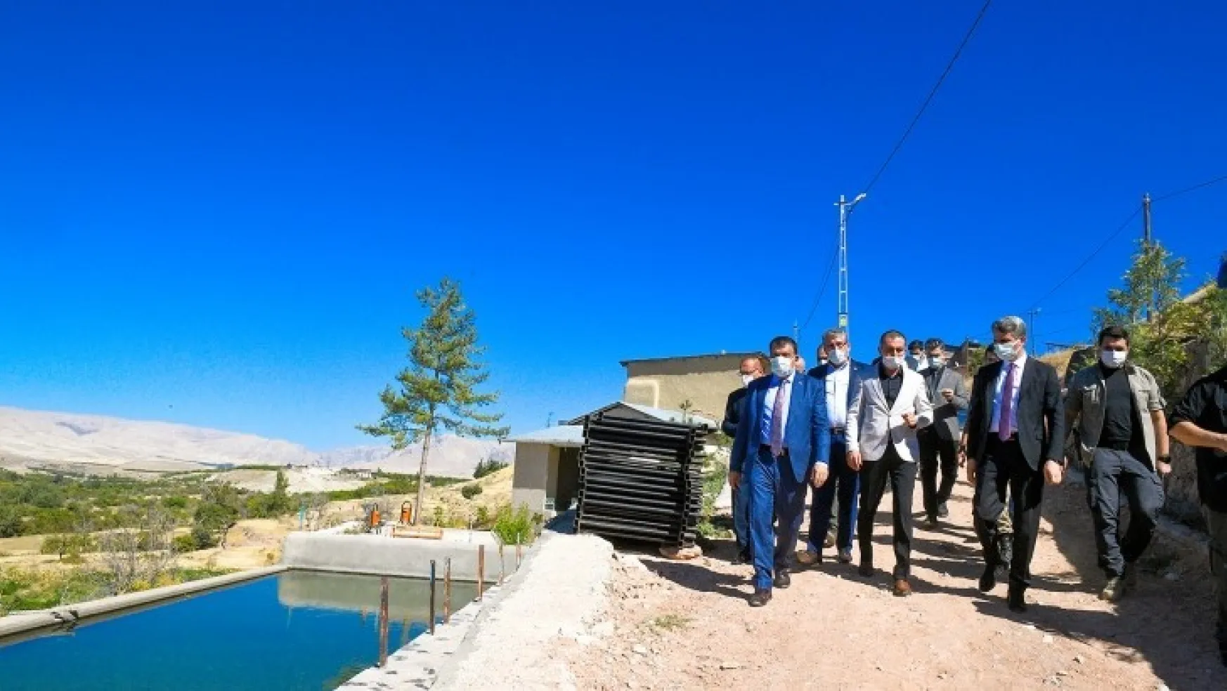 Balaban'da İçme Suyu Ve Alt Yapı Çalışması Temel Atma Töreni Yapıldı