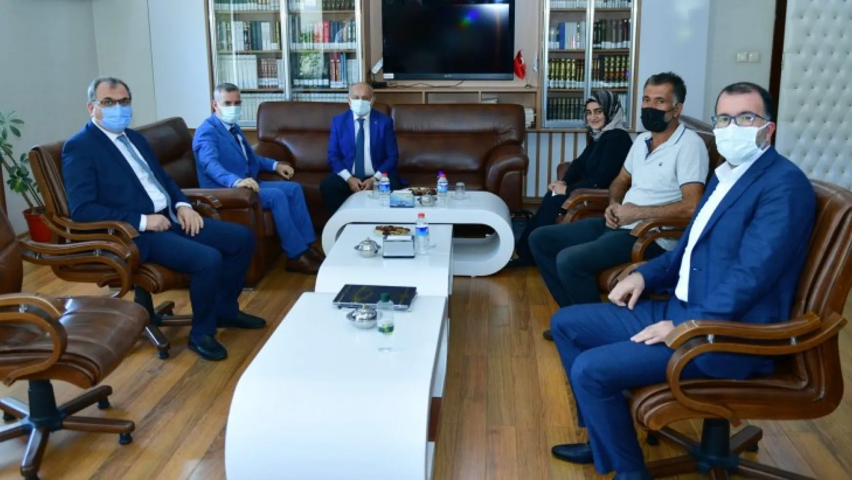 Başkan Çınar, İl Müftüsü Işıldar İle İlçe Müftüsü Ayral'ı Ziyaret Etti