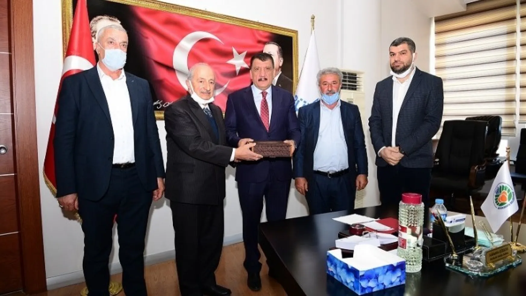 Başkan Gürkan, Arapgir İlçe Muhtarlarıyla İstişarelerde Bulundu: