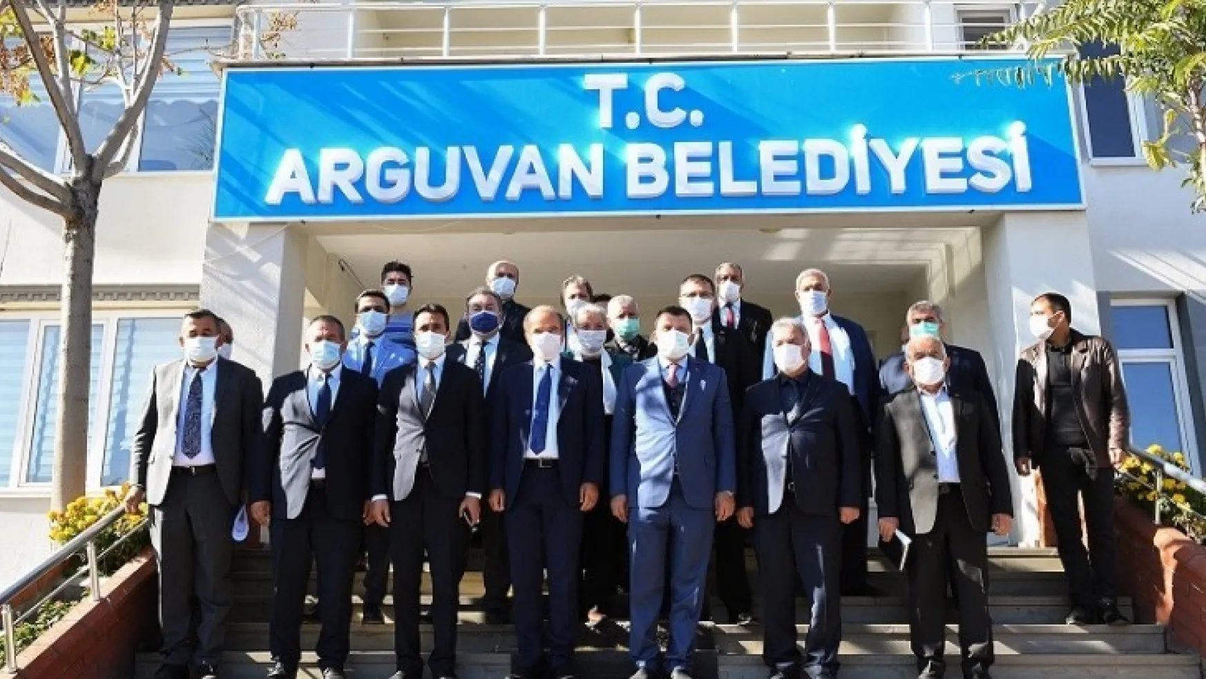 Başkan Gürkan Arguvan'ı ziyaret etti