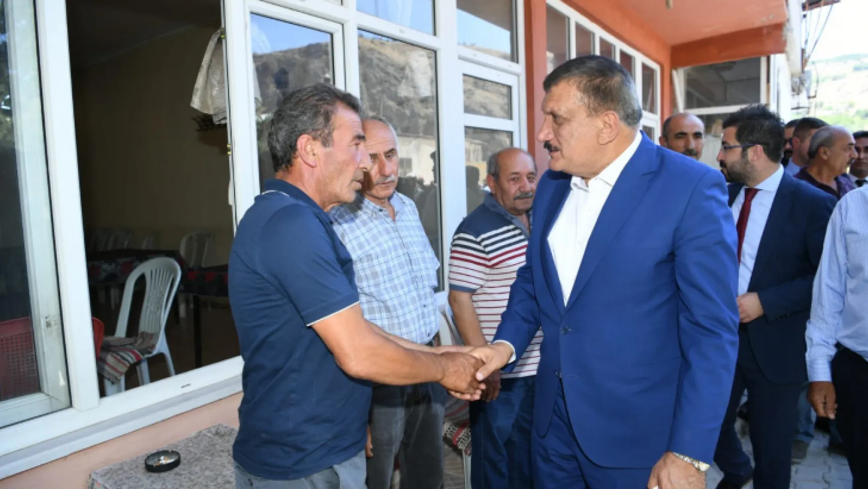 Başkan Gürkan Darende Ayvalı Mahallesinde incelemelerde bulundu