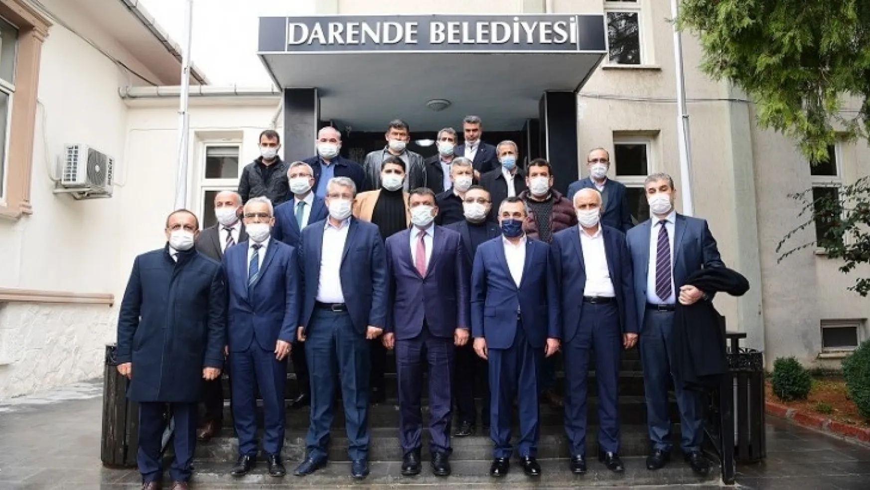 Başkan Gürkan Darende Belediyesi Ve Kaymakamlığını Ziyaret Etti