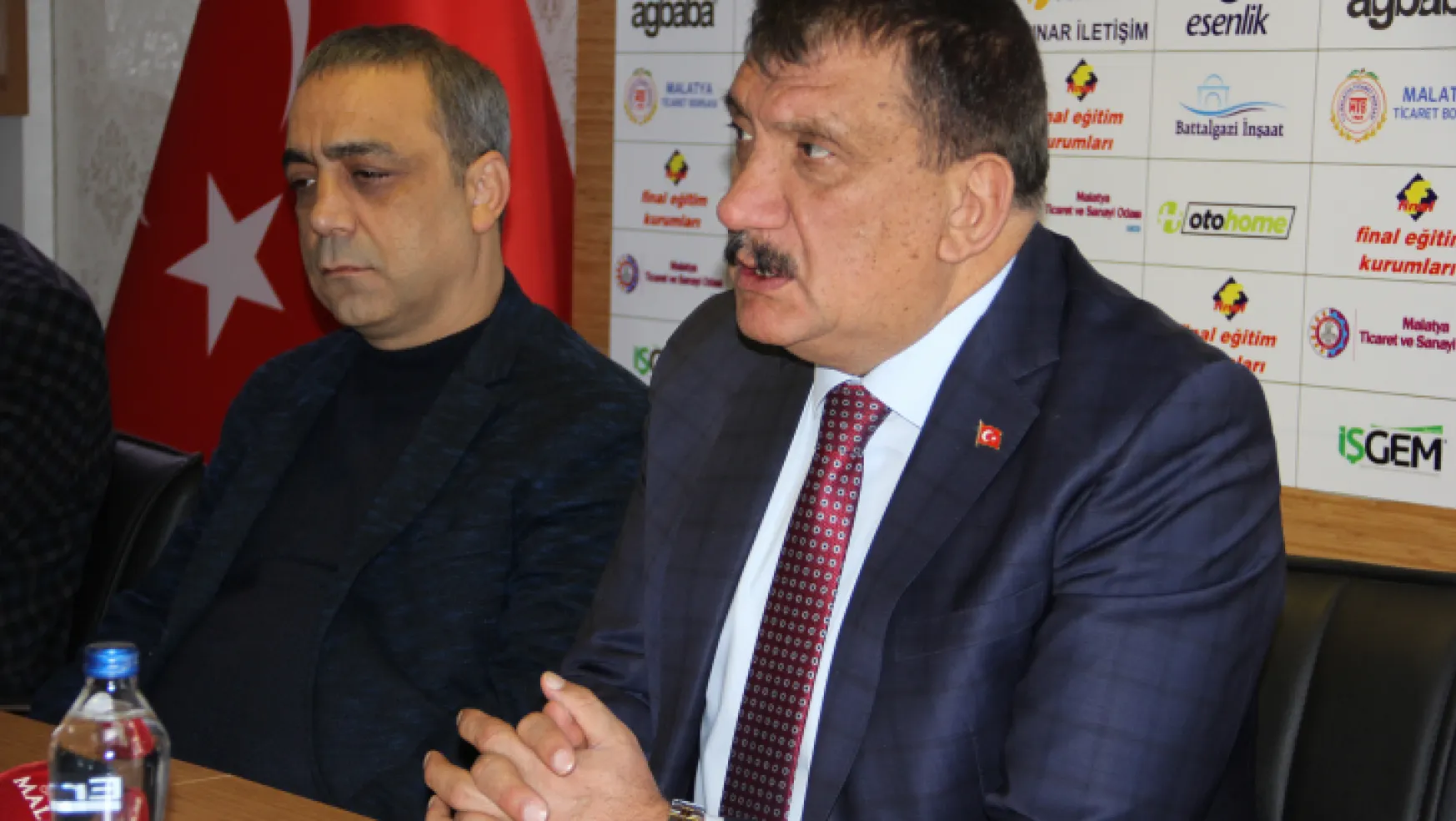Başkan Gürkan Malatya Gazeteciler Ve Televizyoncular Cemiyetini ziyaret etti.