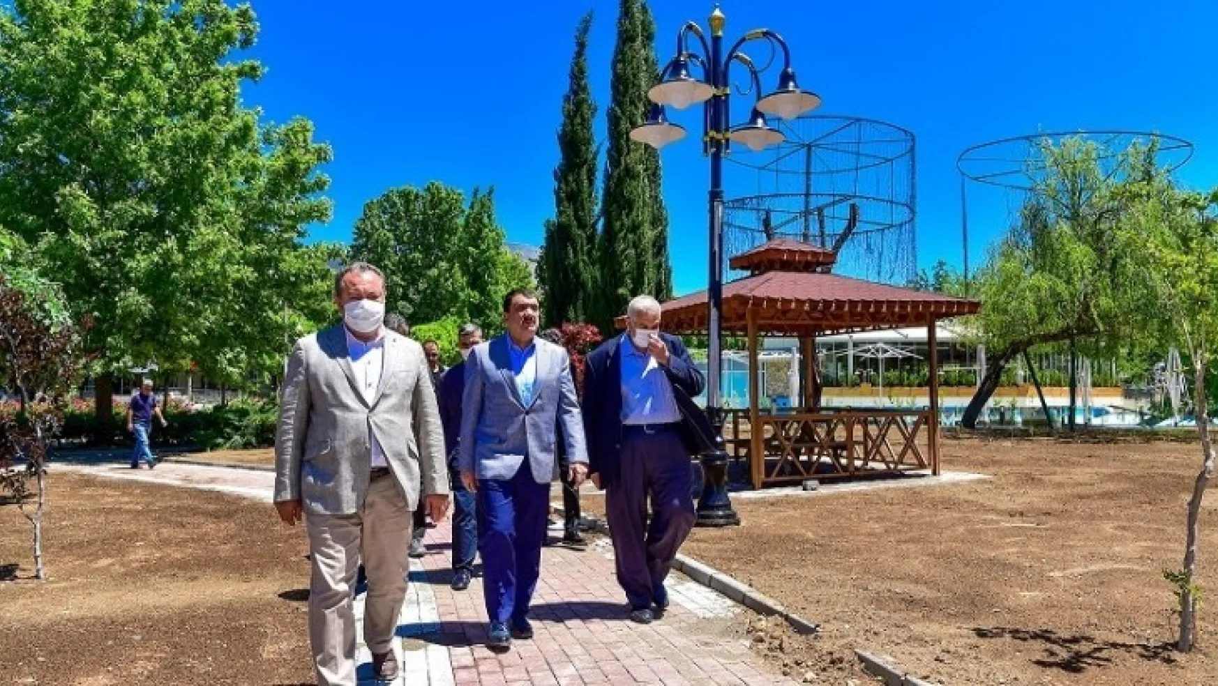 Başkan Gürkan, Sümerparkta incelemelerde bulundu