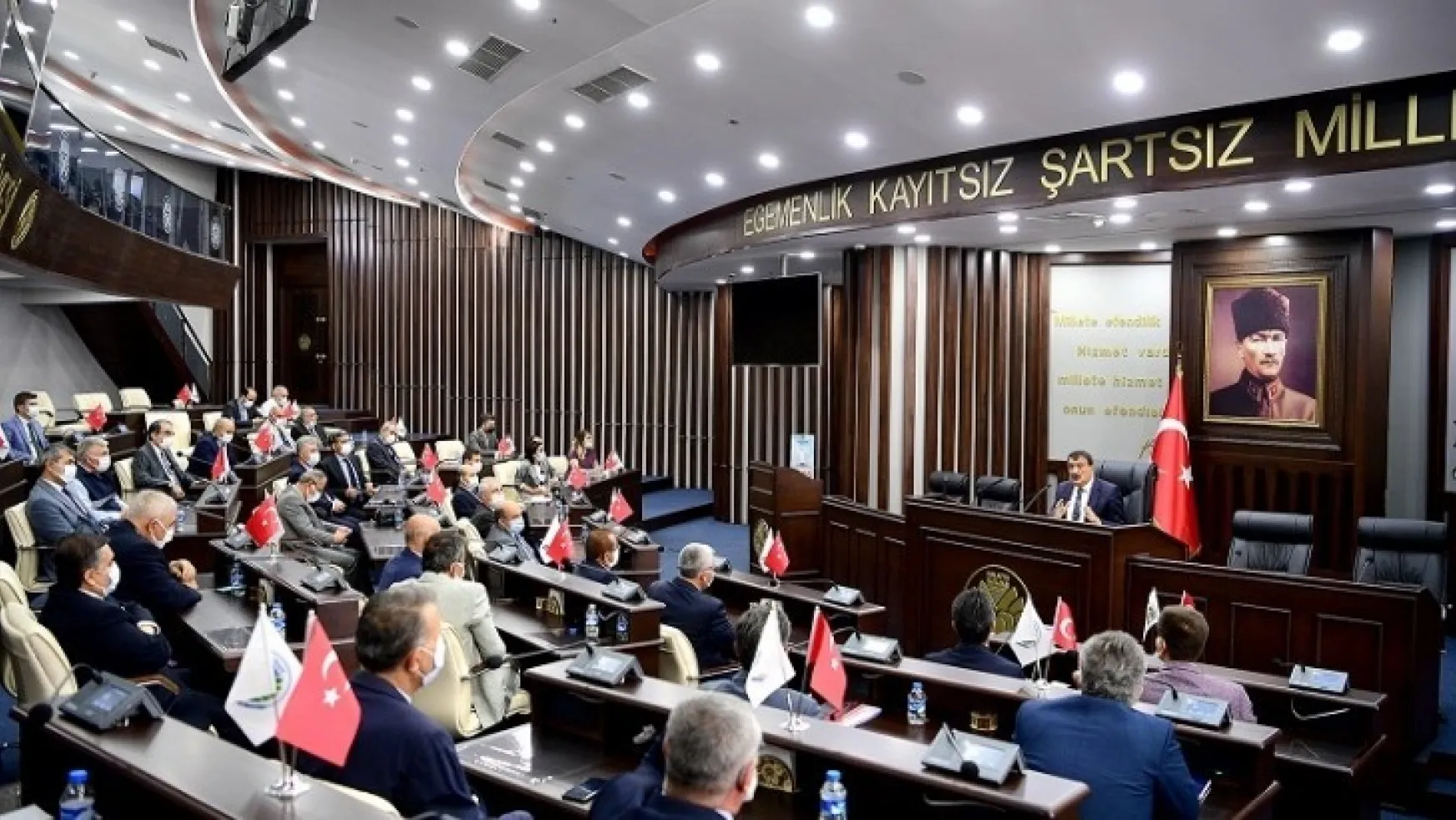 Başkan Gürkan Yönetici Kadrosuyla Bayramlaştı