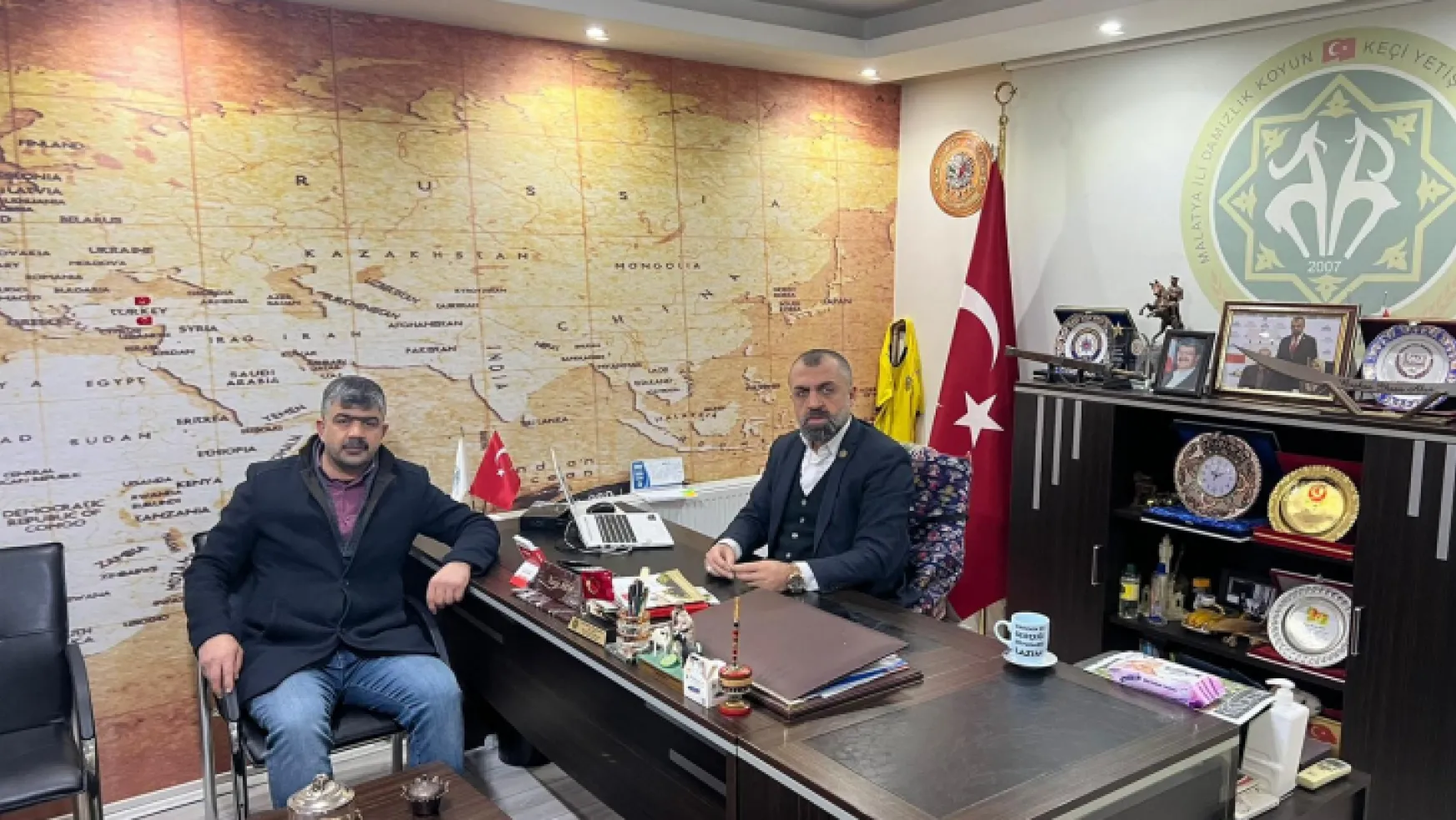 Başkan Karakuş Tarım platformu ve Birlik Başkanı Akın'ı ziyaret etti