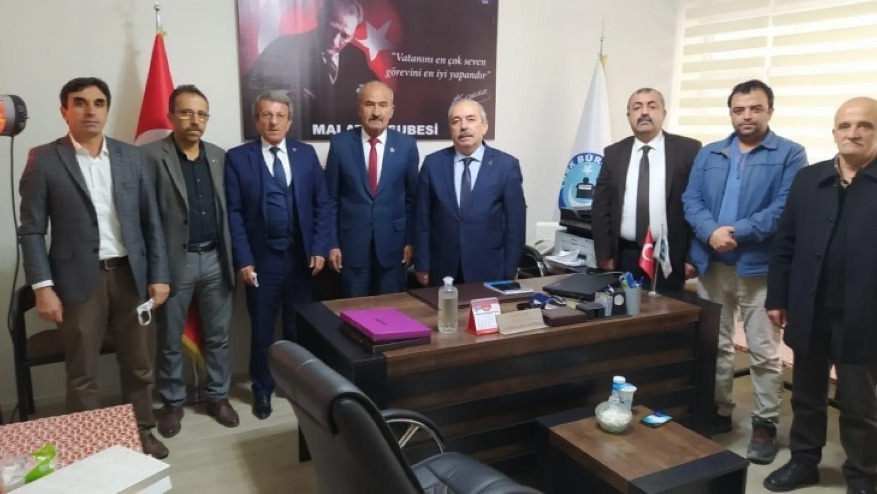 Başkan Kaya'dan Türk Büro Sen'e ziyaret