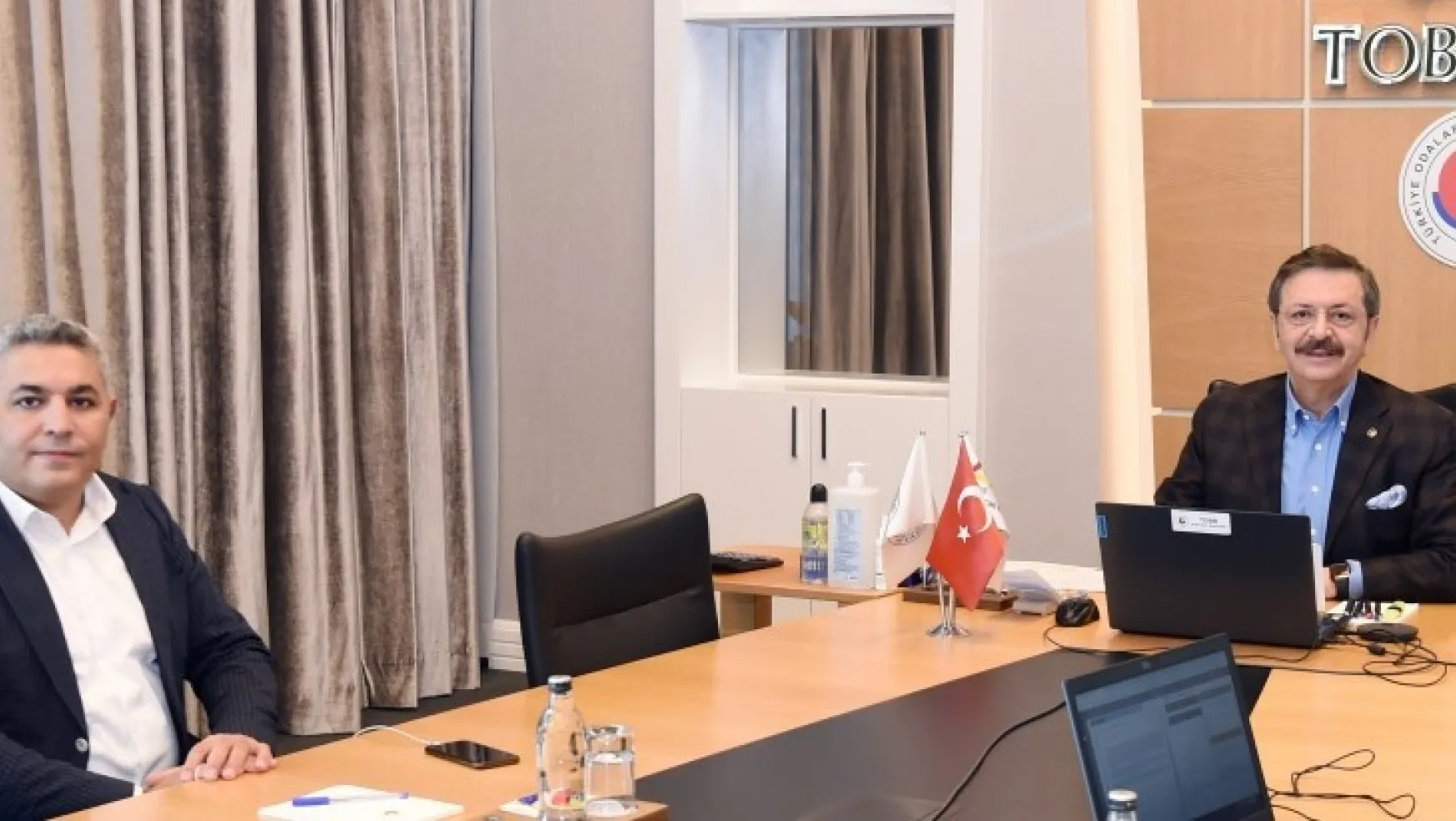 Başkan Sadıkoğlu, iş dünyasının sorun ve taleplerini Hisarcıklıoğlu'na iletti