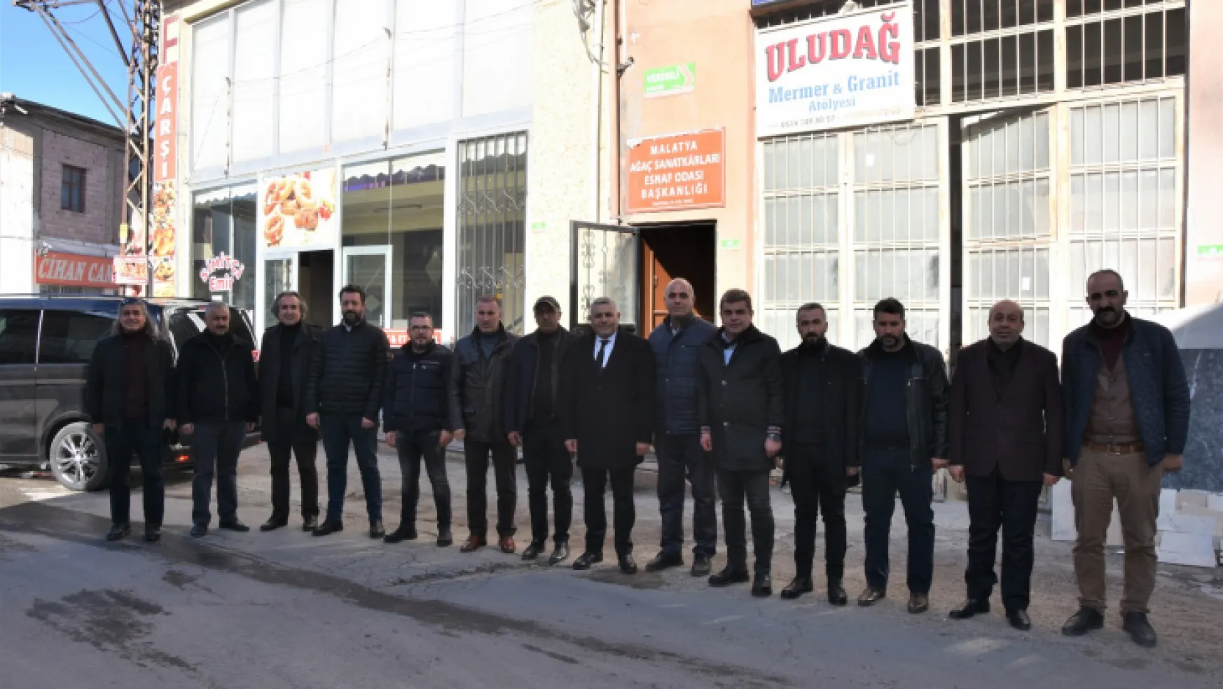 Başkan Sadıkoğlu'ndan esnaf odası başkanlarına hayırlı olsun ziyareti