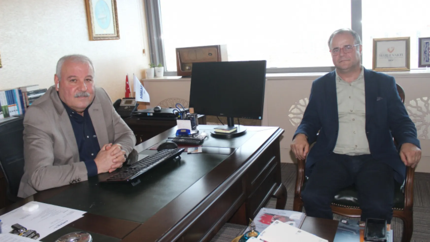 Berktaş'tan ASRİAD Genel Başkanı Adnan Danışman'a nezaket ziyareti