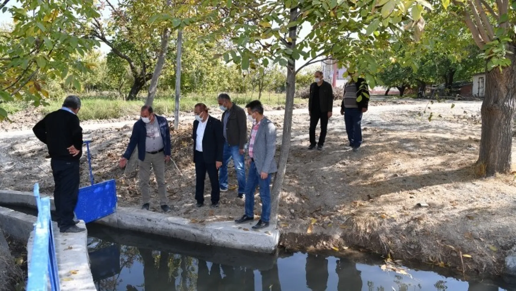 Boran Ve Hasırcılar Mahallelerinde Sulama Kanalıyla 2 Bin Dönüm Arazi Sulanacak