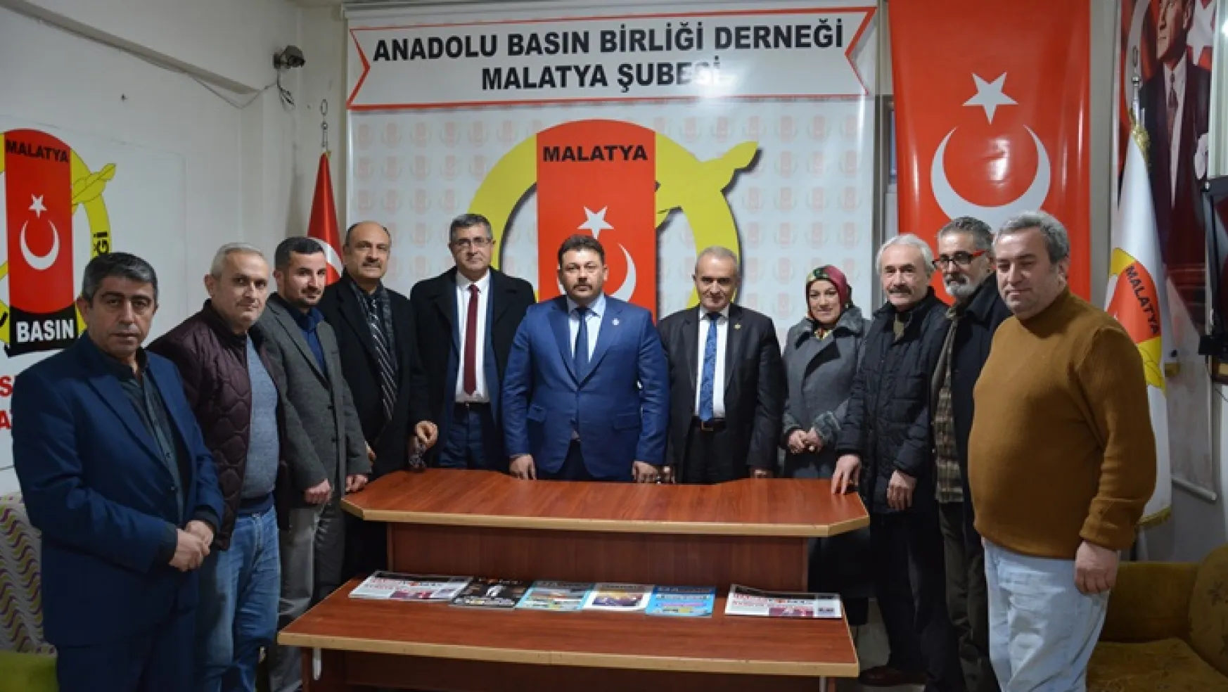 Büyük Birlik Partisi İl Teşkilatı'ndan Anadolu Basın Birliği'ne Ziyaret