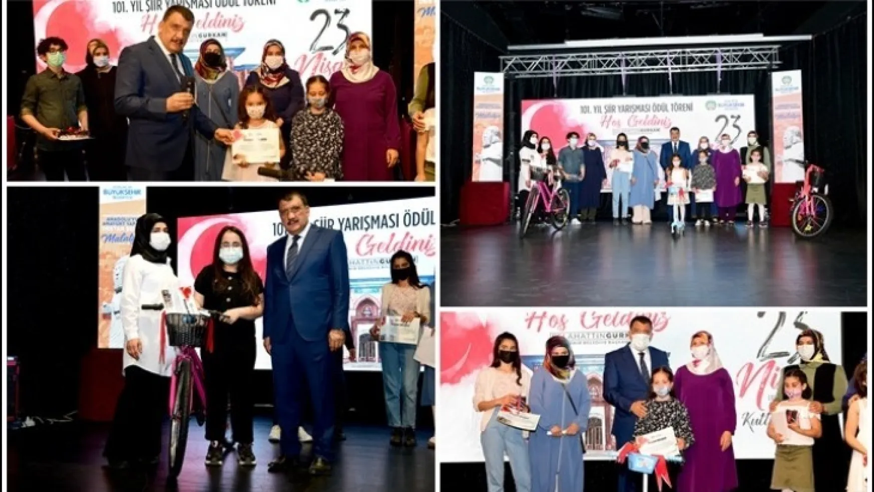 Büyükşehir Belediyesi 23 Nisan 101. Yıl Şiir Yarışması Ödül Töreni Yapıldı