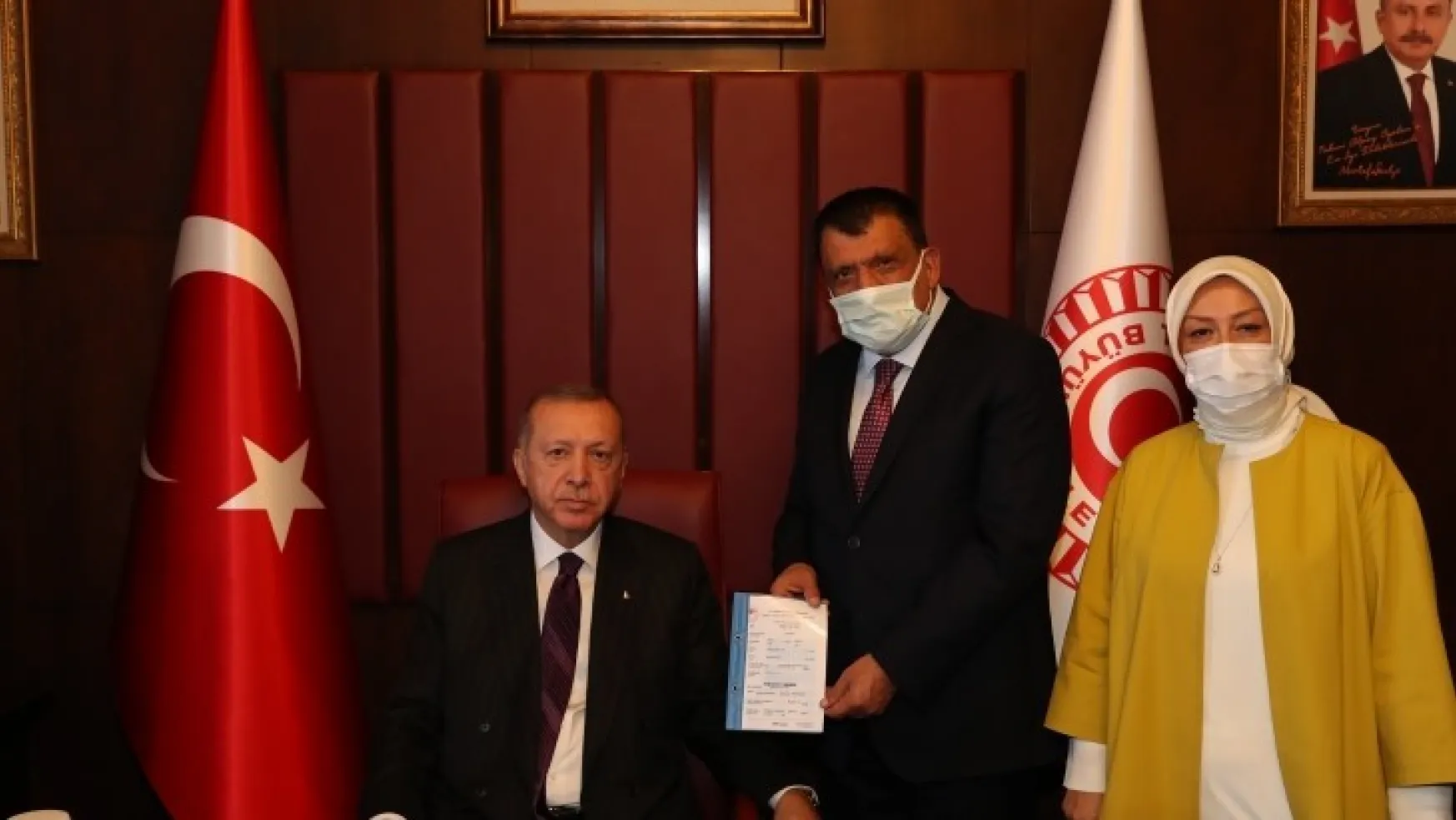 Cumhurbaşkanı Recep Tayyip Erdoğan, Gürkan Ve Çalık'ı Kabul Etti