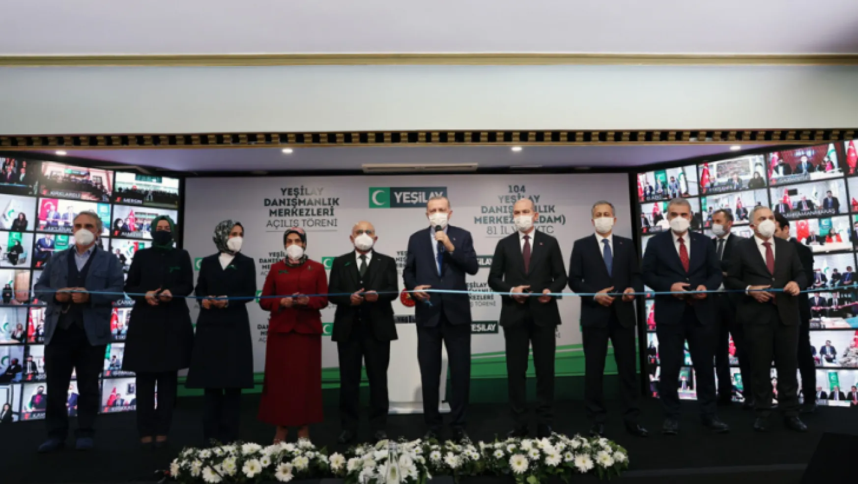Cumhurbaşkanı Recep Tayyip Erdoğan, 104 Yeşilay Bağımlılık Destek Merkezi'nin Açılışını Gerçekleştirdi