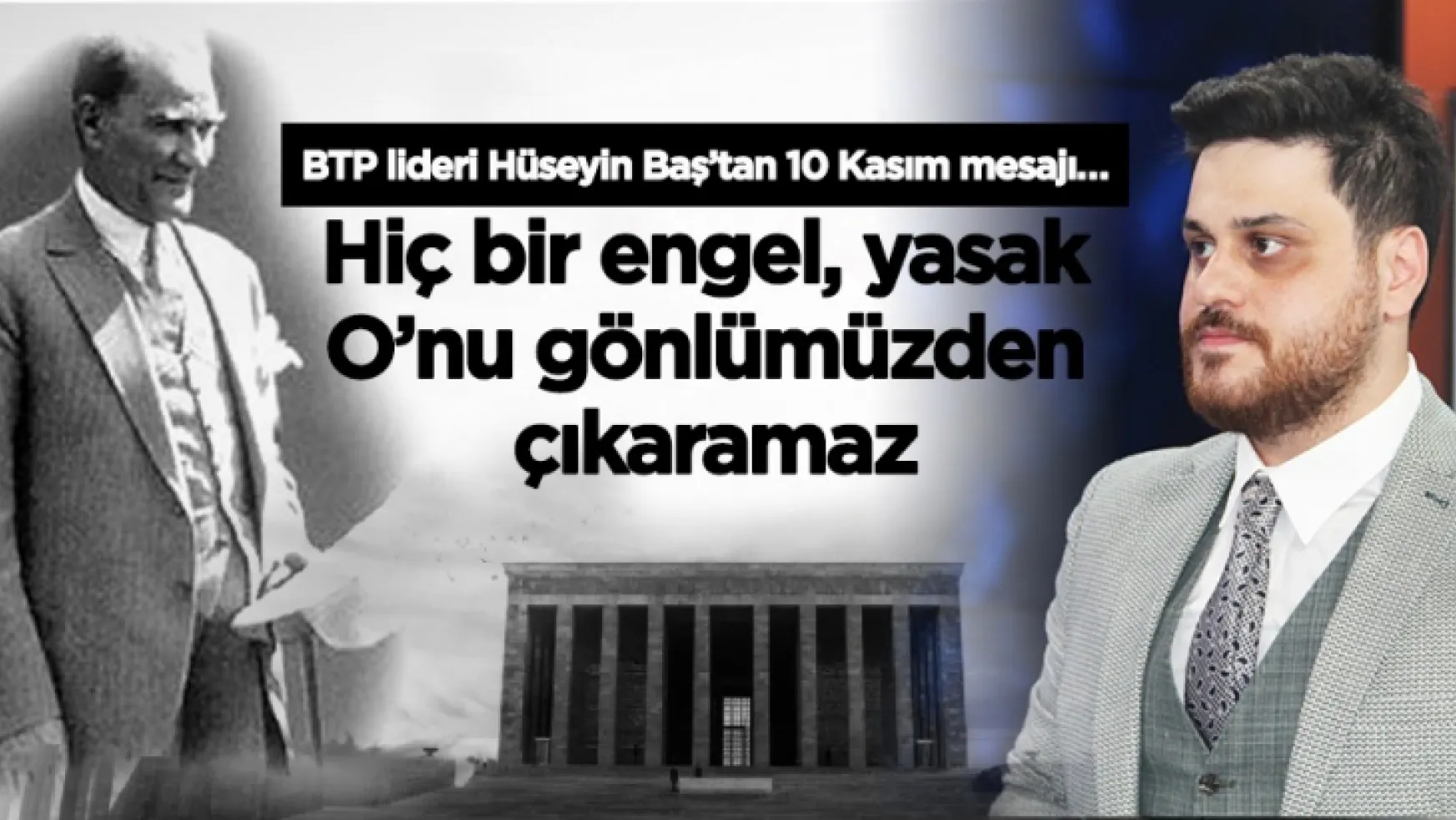 Cumhuriyetimizin kurucusu Atatürk'ü Ayasofya'da anmak istedik ama reddedildi