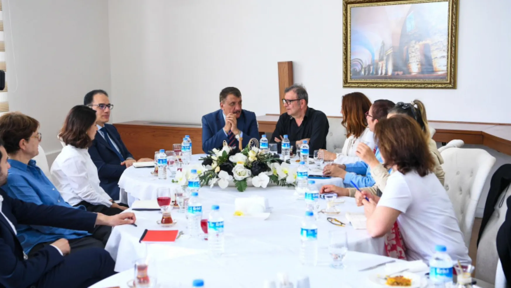 Doğal Yaşamı Koruma Vakfı üyelerinden Başkan Gürkan'a ziyaret