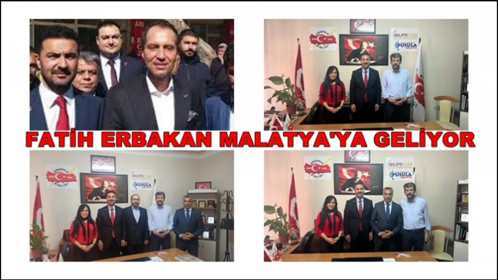 Fatih Erbakan Malatya'ya Geliyor..