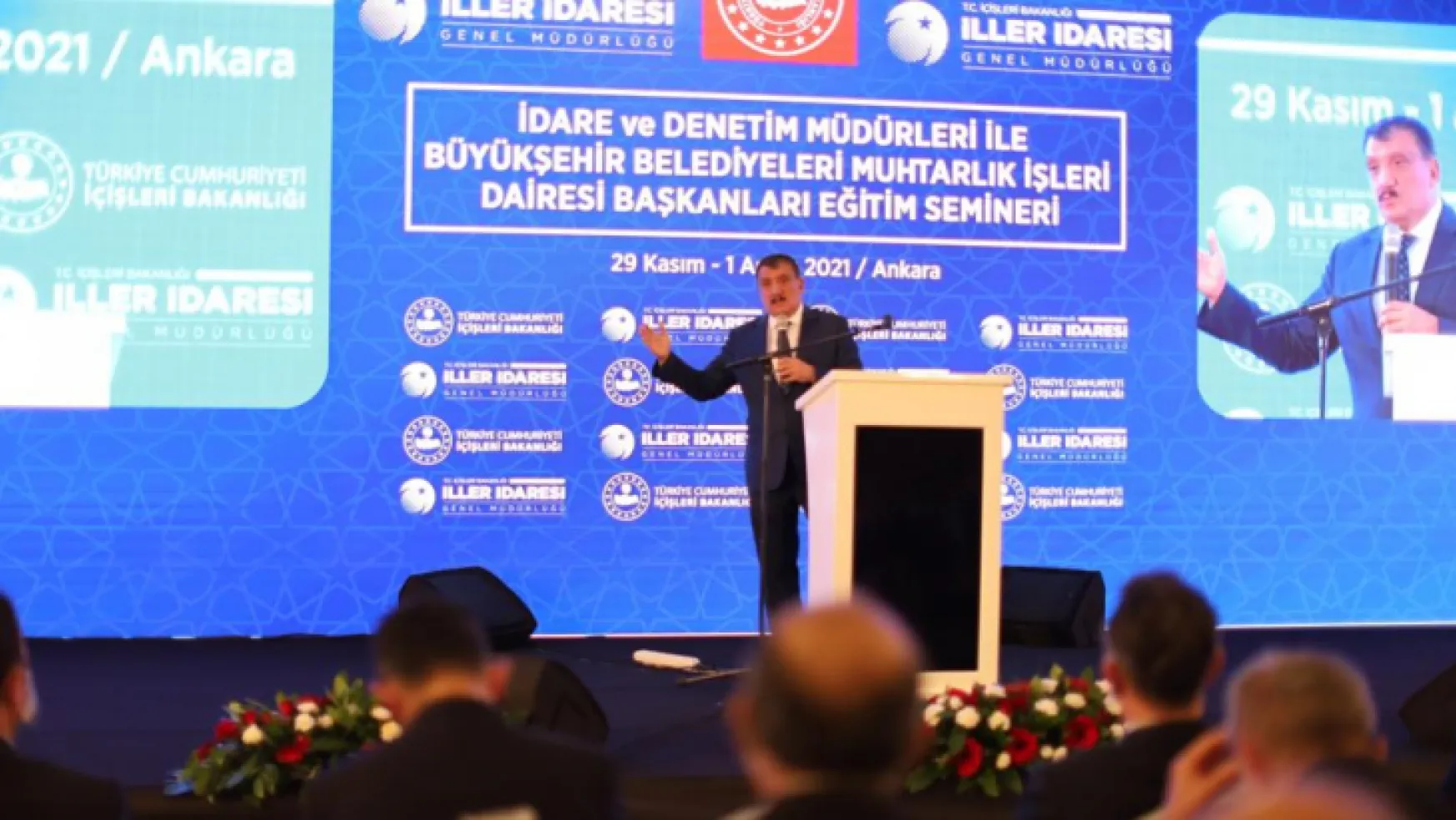 Gürkan,İller İdaresi Genel Müdürlüğü Eğitim Semineri'ne Konuşmacı Olarak Katıldı