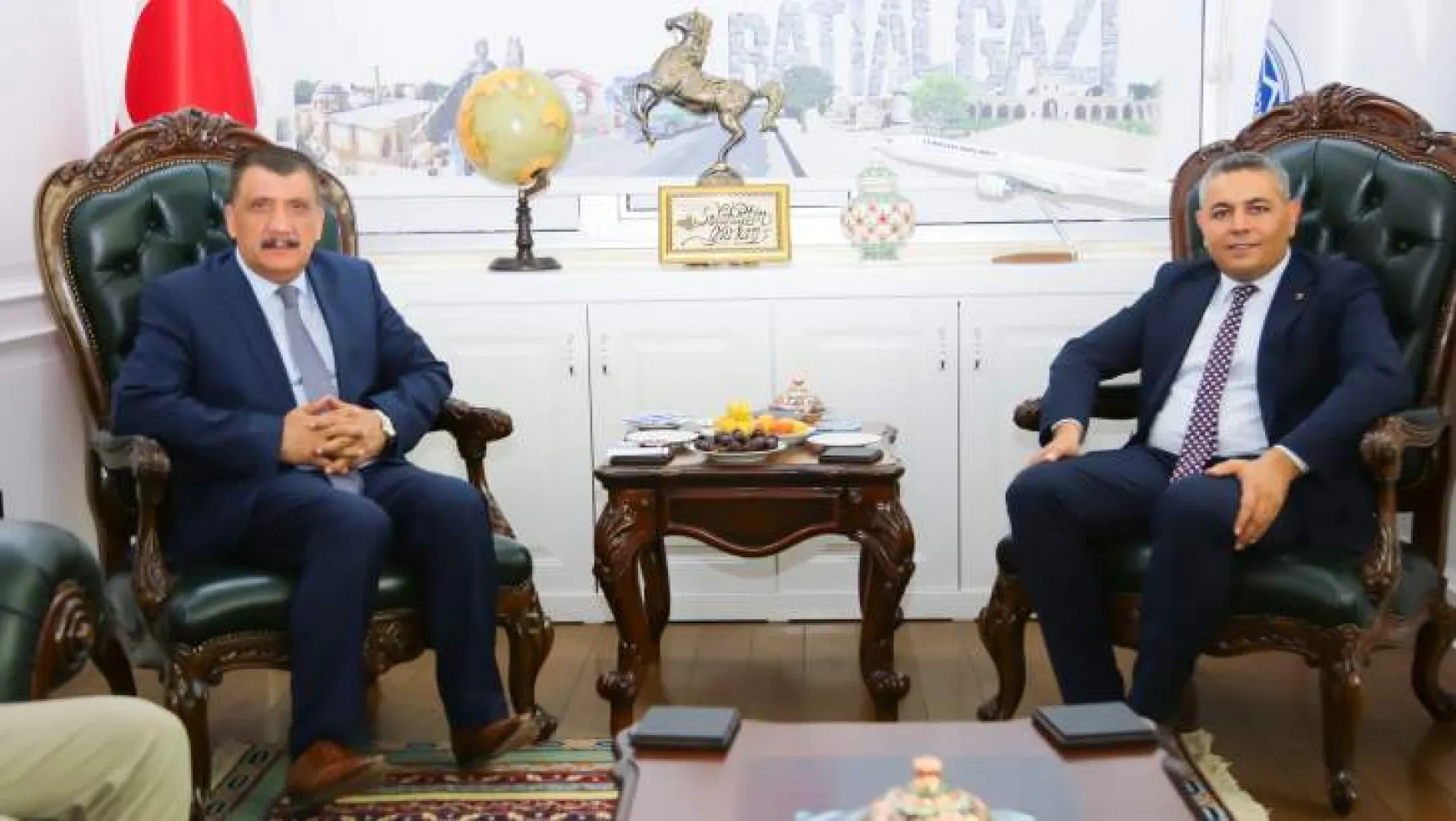 Başkan Sadıkoğlu'ndan Gürkan'a Ziyaret