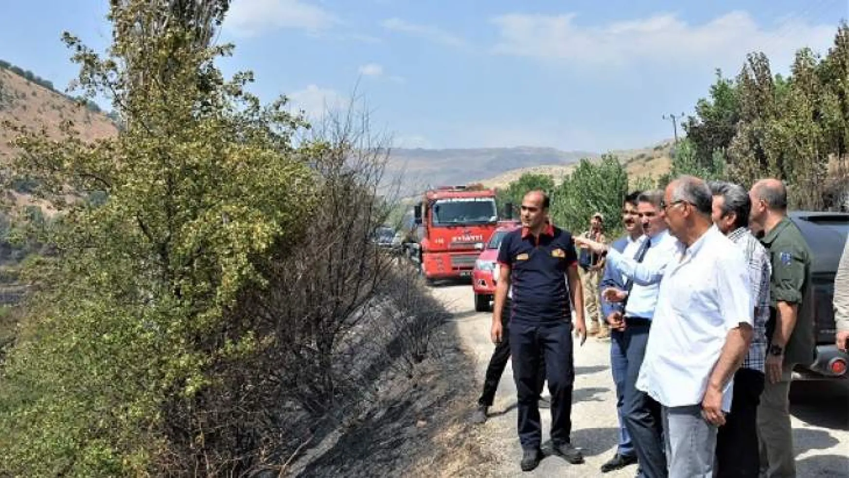 Vali Baruş: Hekimhan Köylü Mahallesindeki Yangın Kontrol Altına Alındı