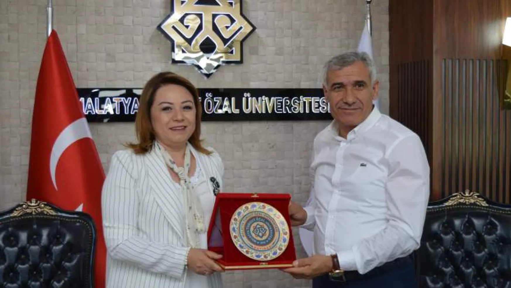 Battalgazi Belediye Başkanı Güder'den,   Rektör Karabulut'a ziyaret