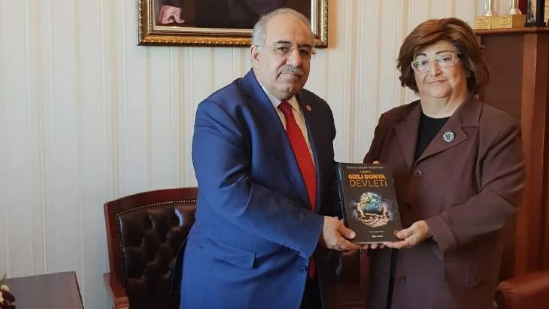 Prof. Dr. Bayram Altan, Cumhurbaşkanı Başdanışmanı Güldal Akşit'i Ziyaret Etti