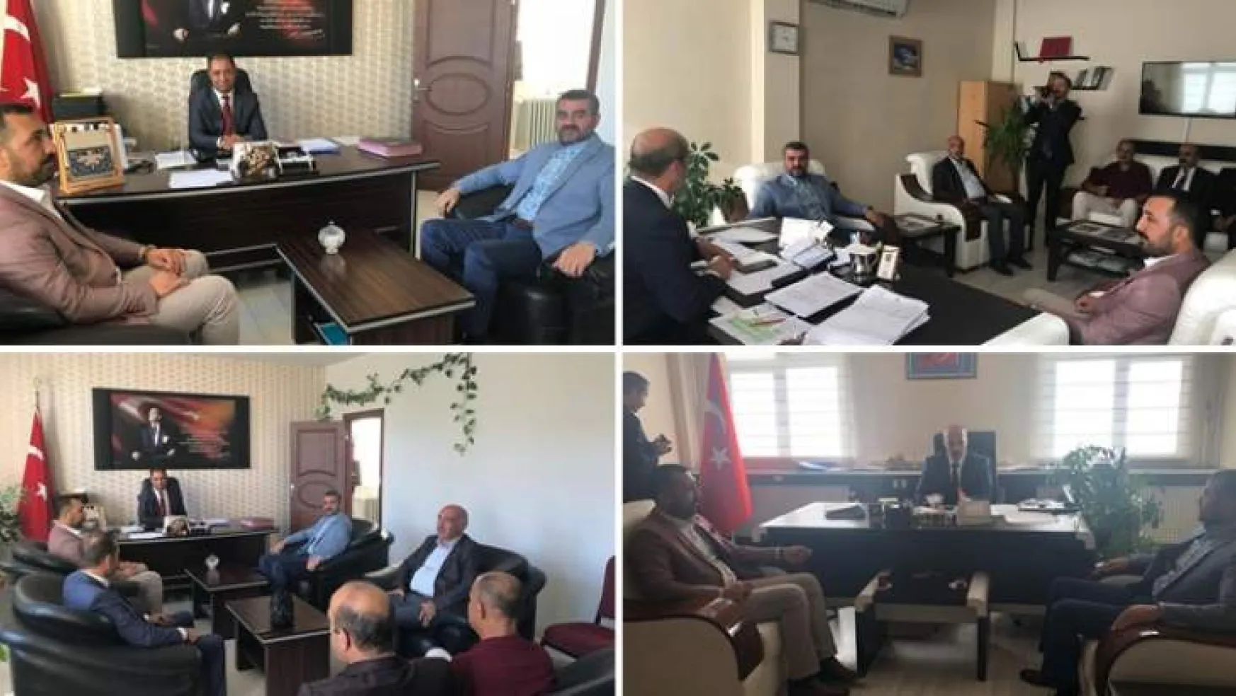 Başkan Avşar, İlçe Milli Eğitim Müdürlüklerini Ziyaret Etti