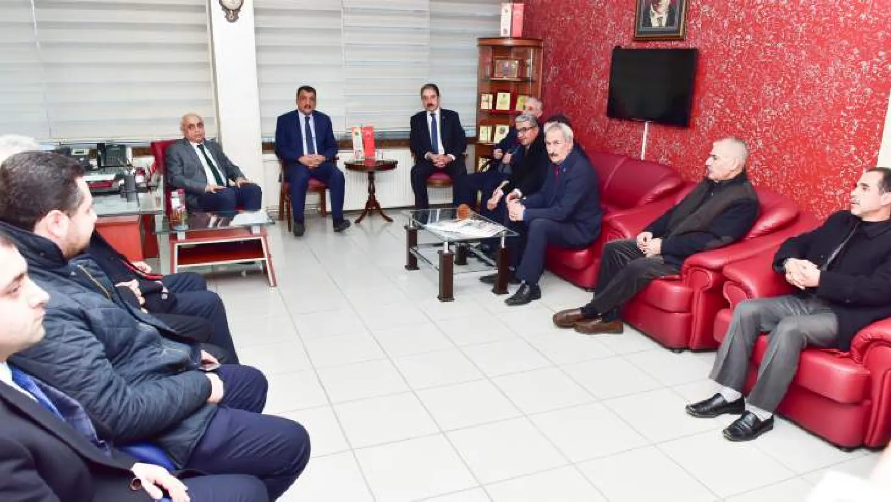 Başkan Gürkan, Keskin Ve Esnaf Temsilcileri İle İstişarede Bulundu