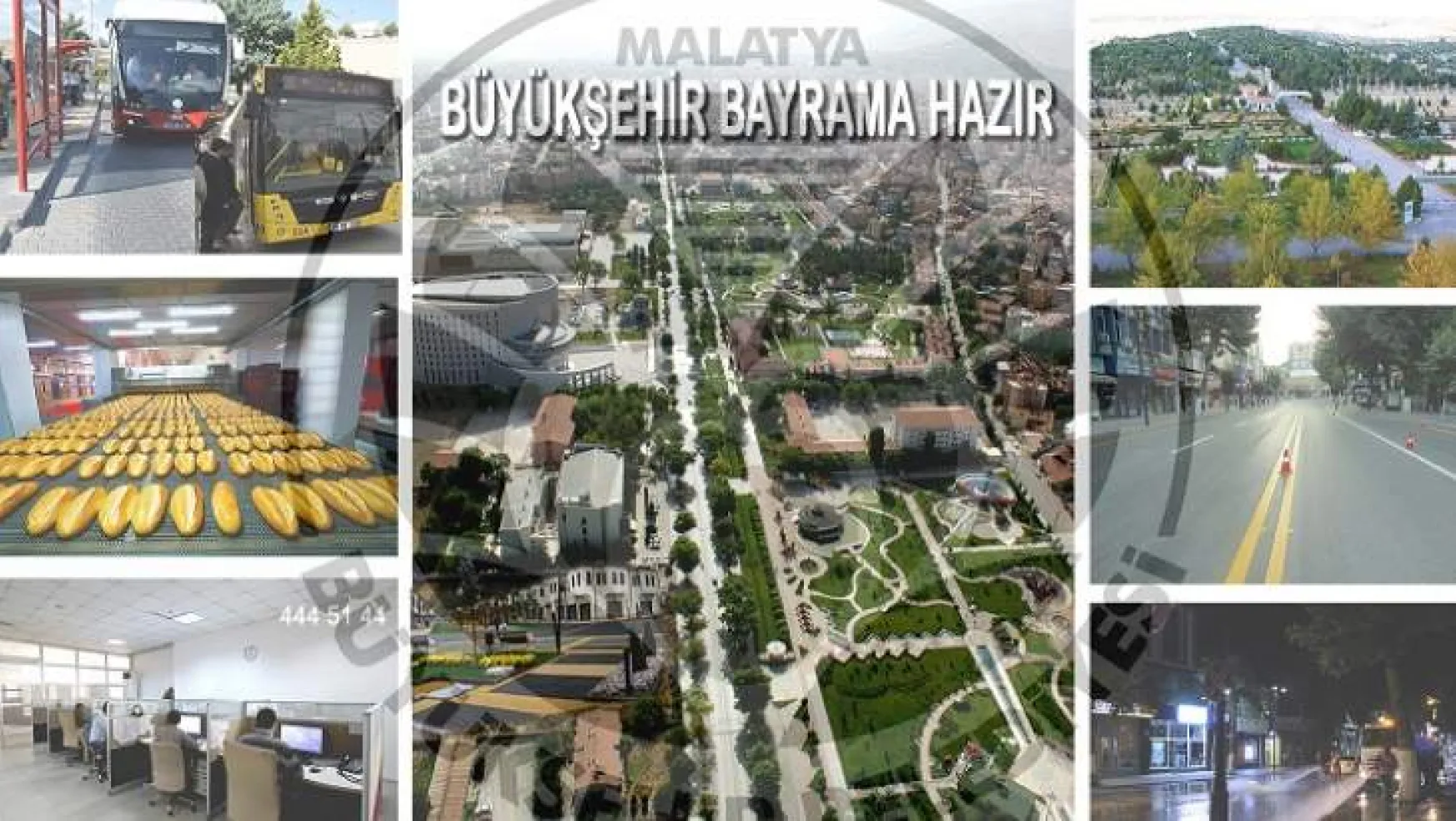 Malatya Büyükşehir Belediyesi Bayrama Hazır