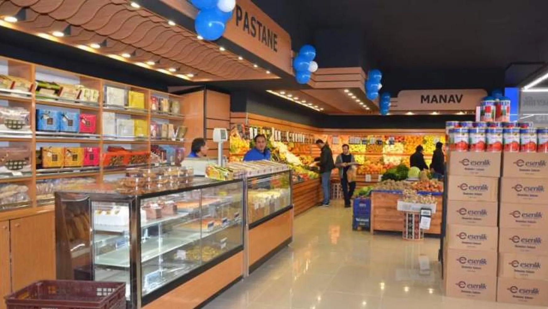 Esenlik Marketlerin 46. şubesi Yıldıztepe Mahallesi Yeşilçam Caddesi'nde açıldı.