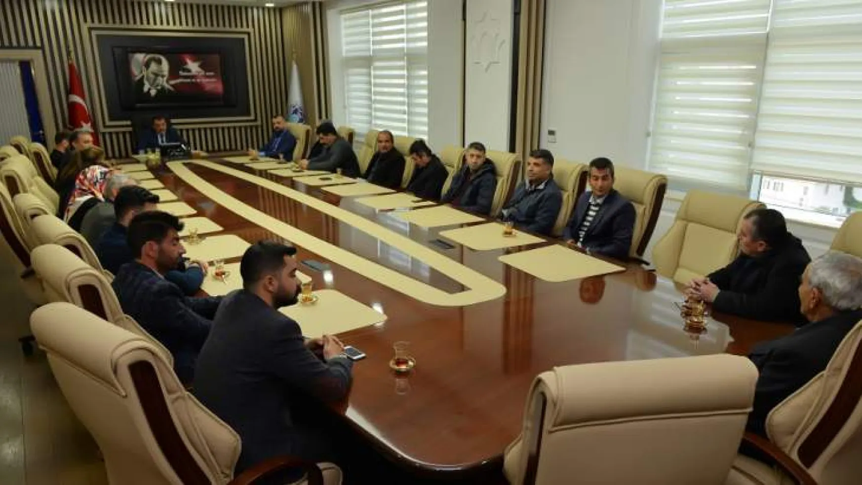 Başkan Gürkan, Mathap Başkanı Akın Ve Yönetimi İle Bir Araya Geldi