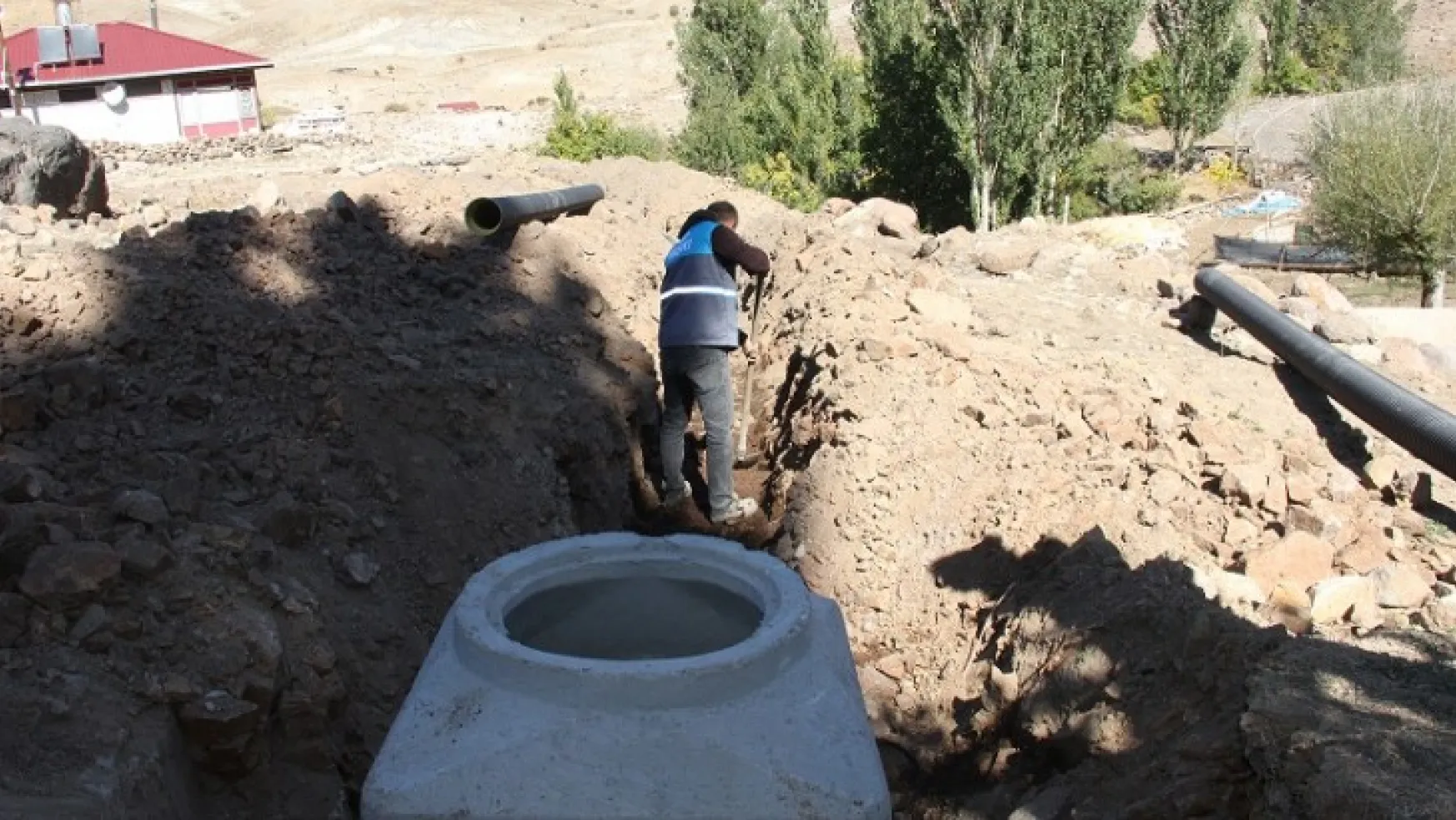 Hekimhan-Dikili'nin Kanalizasyon Sorunu Çözüldü