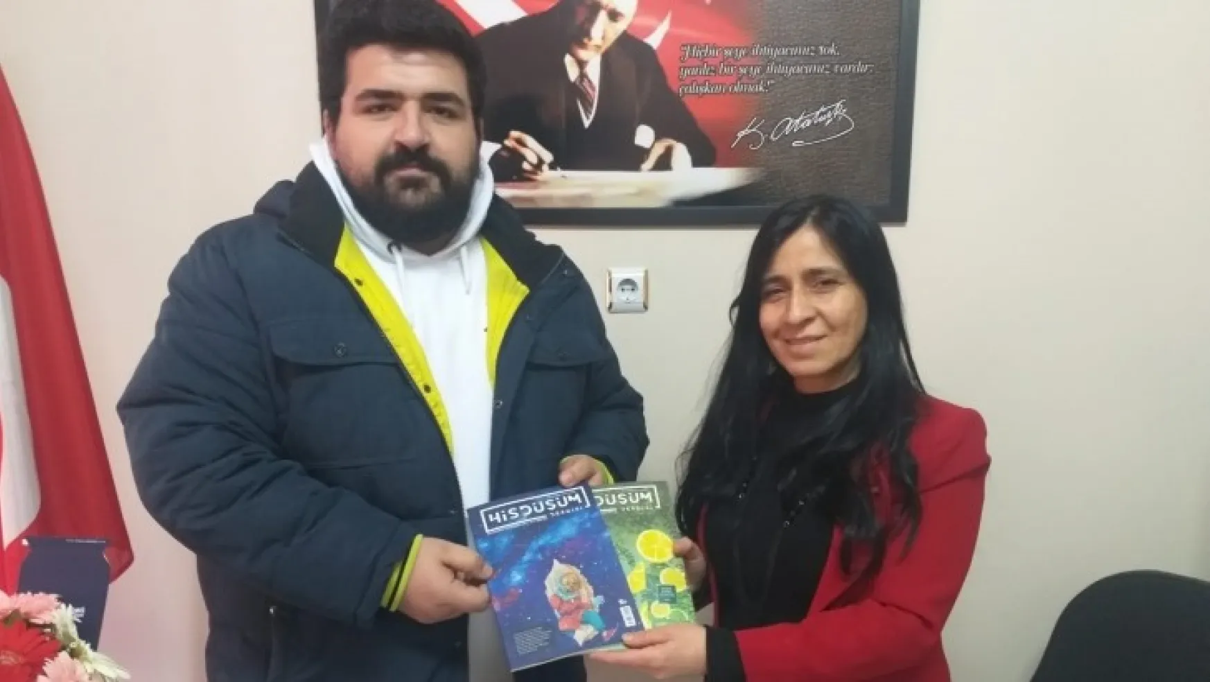 His Düşüm Dergisi İmtiyaz Sahibi Sofuoğlu'ndan Abyb'ye Ziyaret