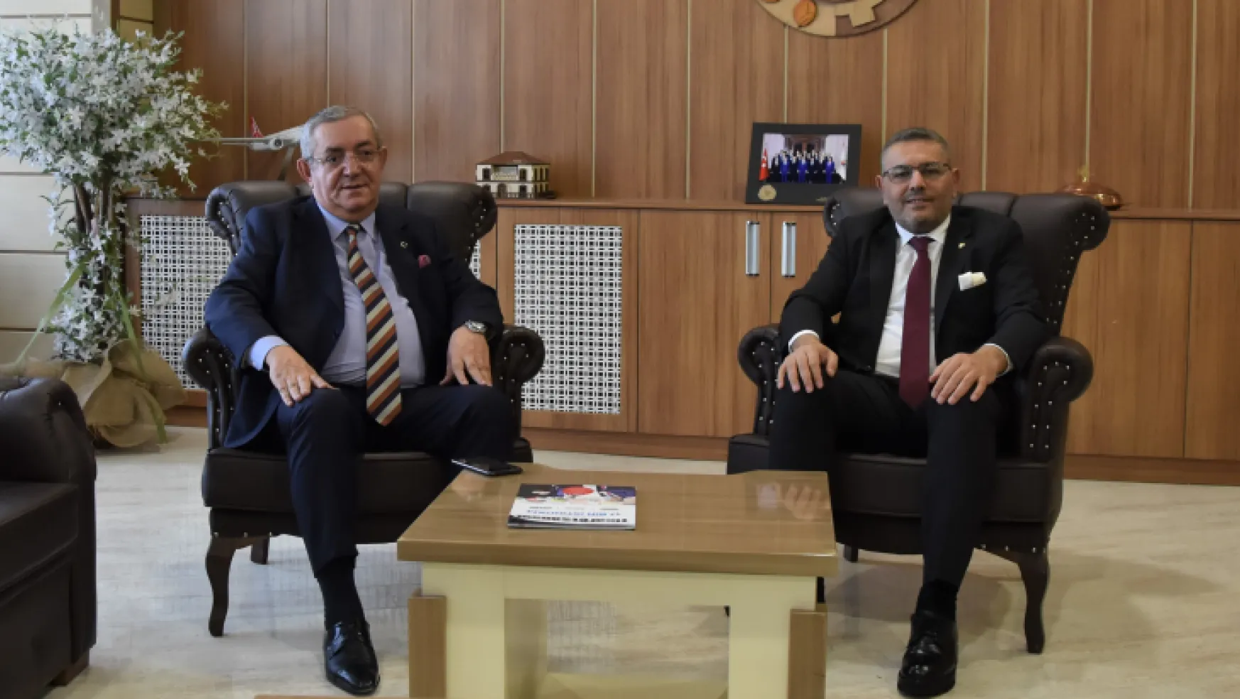 İşadamı Reşat Erdoğan'dan Başkan Sadıkoğlu'na ziyaret