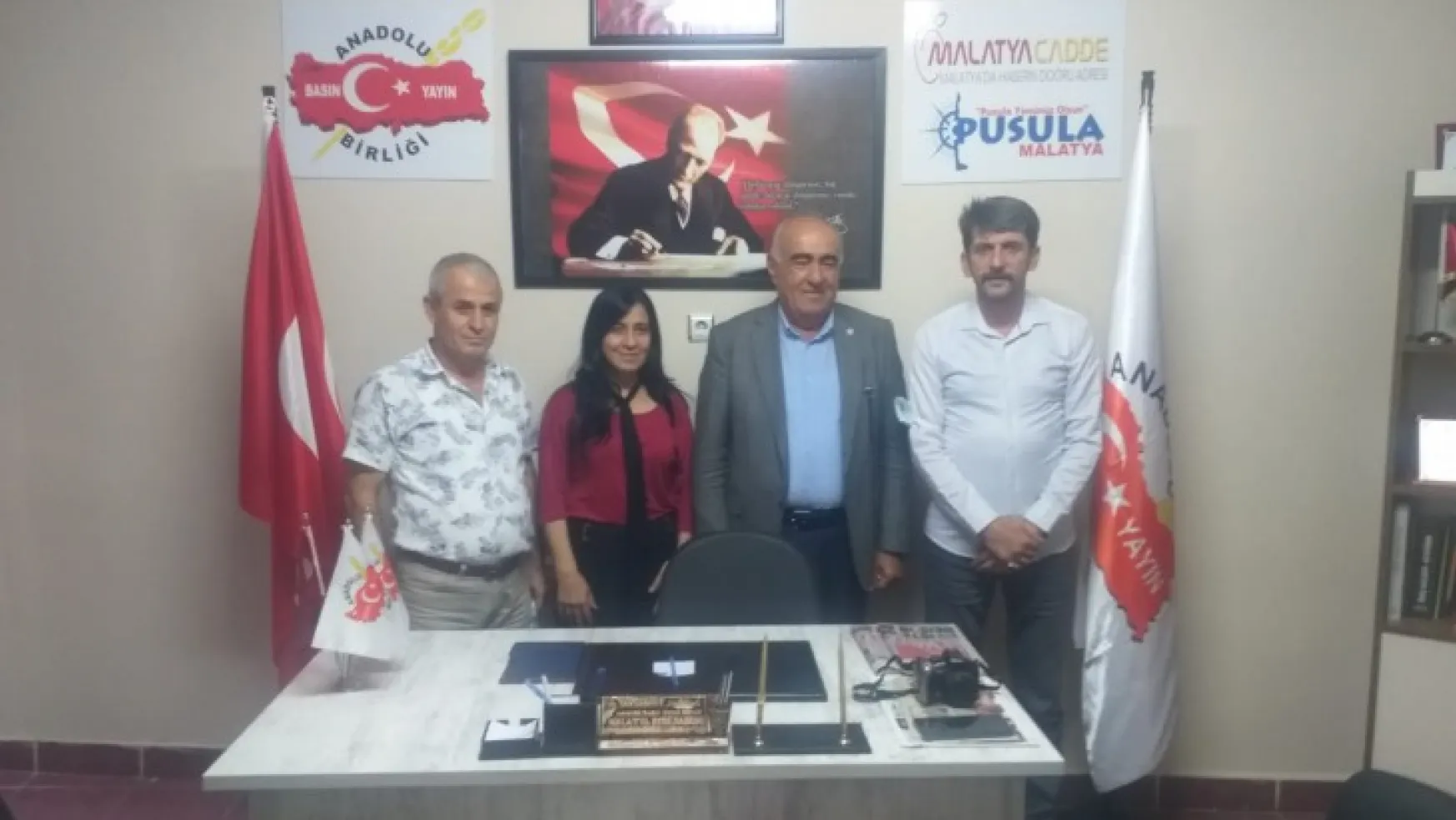 İyi Parti Malatya İl Başkanı Sarıbaş, Abyb'yi ziyaret etti