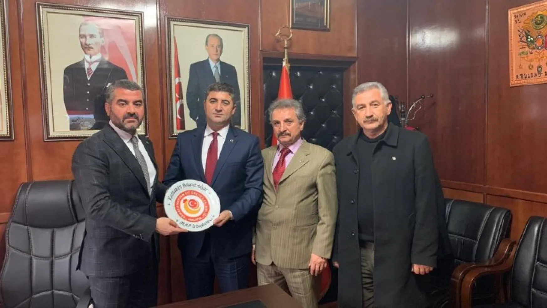 Kanatlı Hayvan Et Üreticileri Birliğinden Başkan Avşar'a Ziyaret