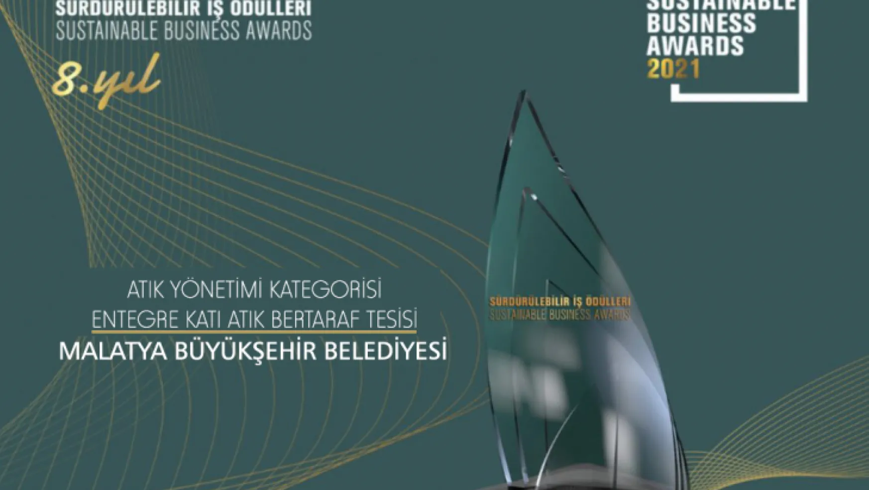 Malatya Büyükşehir Belediyesi, 'Entegre Katı Atık Bertaraf Tesisi' Projesiyle Ödül Aldı