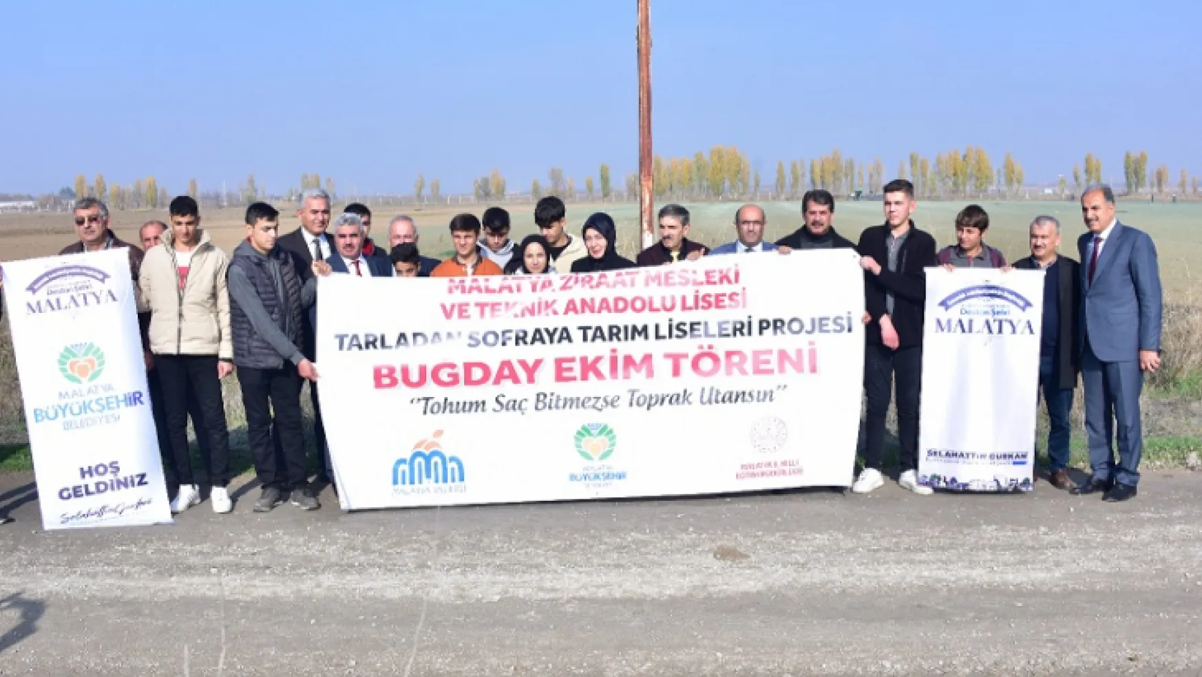Malatya Büyükşehir Belediyesi 5 bin kg tohum ekimi gerçekleştirdi