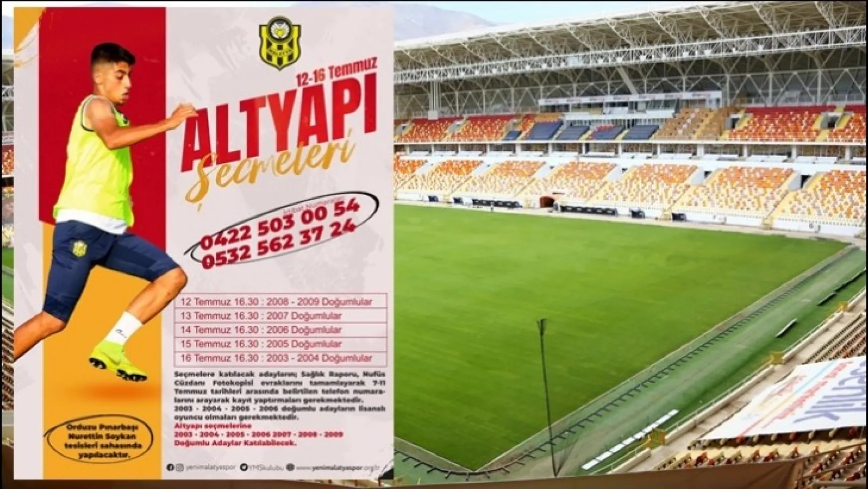 Malatya Stadyumu Yeni Sezona Hazırlandı