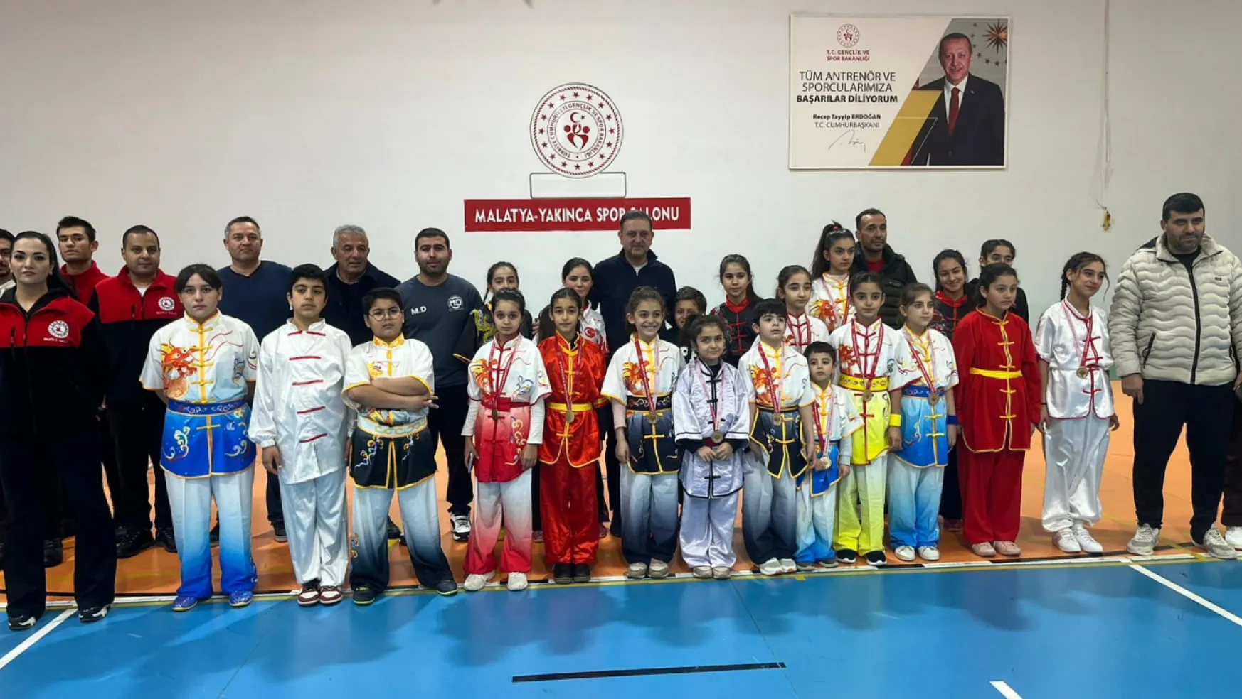 Malatya Wushu TAOLU il seçmeleri Yakınca Spor Salonunda Başladı