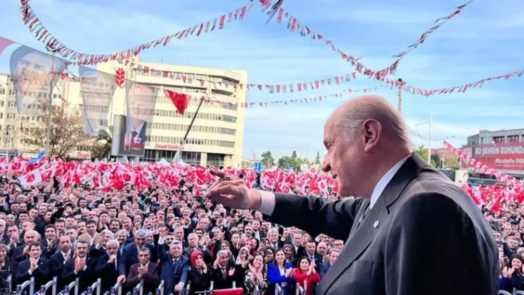 MHP Lideri Bahçeli Samsun Cumhuriyet Meydanında Konuştu