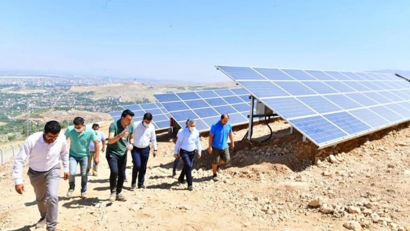 Mollakasım Mahallesindeki 1.Güneş Enerji Santralinde Enerji Üretimi Başladı