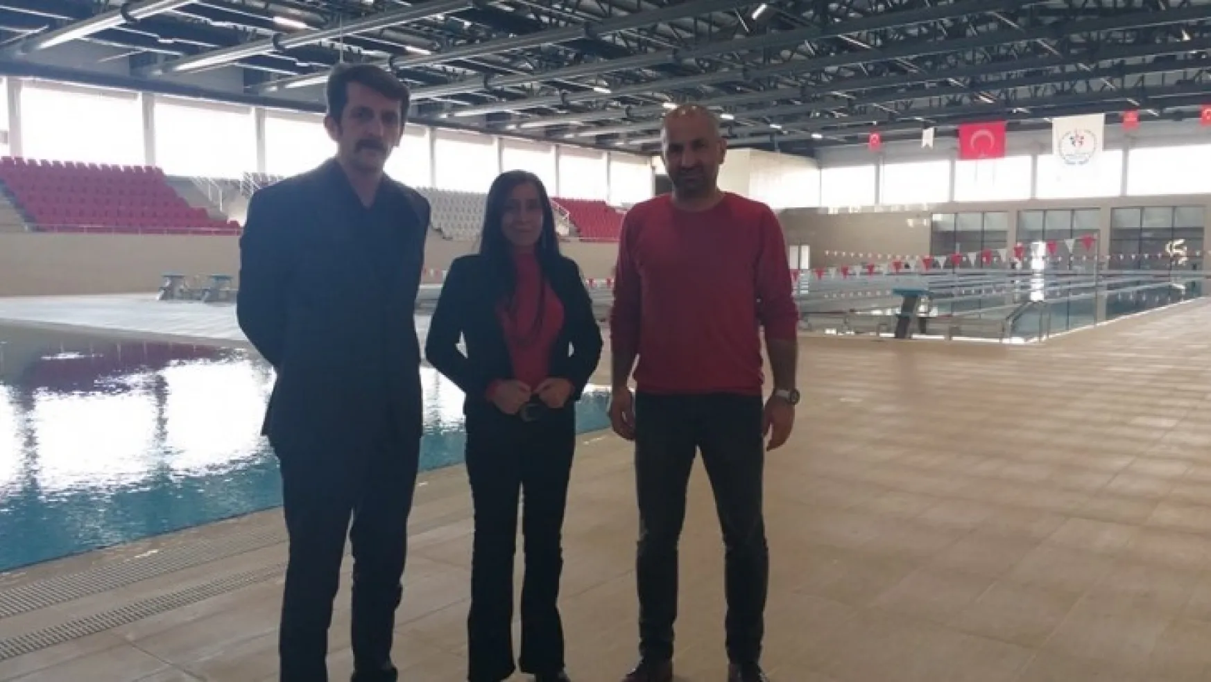 Olimpik Yüzme Havuzu sorumlusu Aydın'a ziyaret
