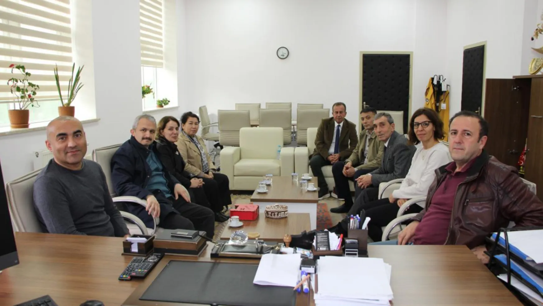 Özbekistan'dan Gelen Öğretim Üyeleri İletişim Fakültesi'ni Ziyaret Etti