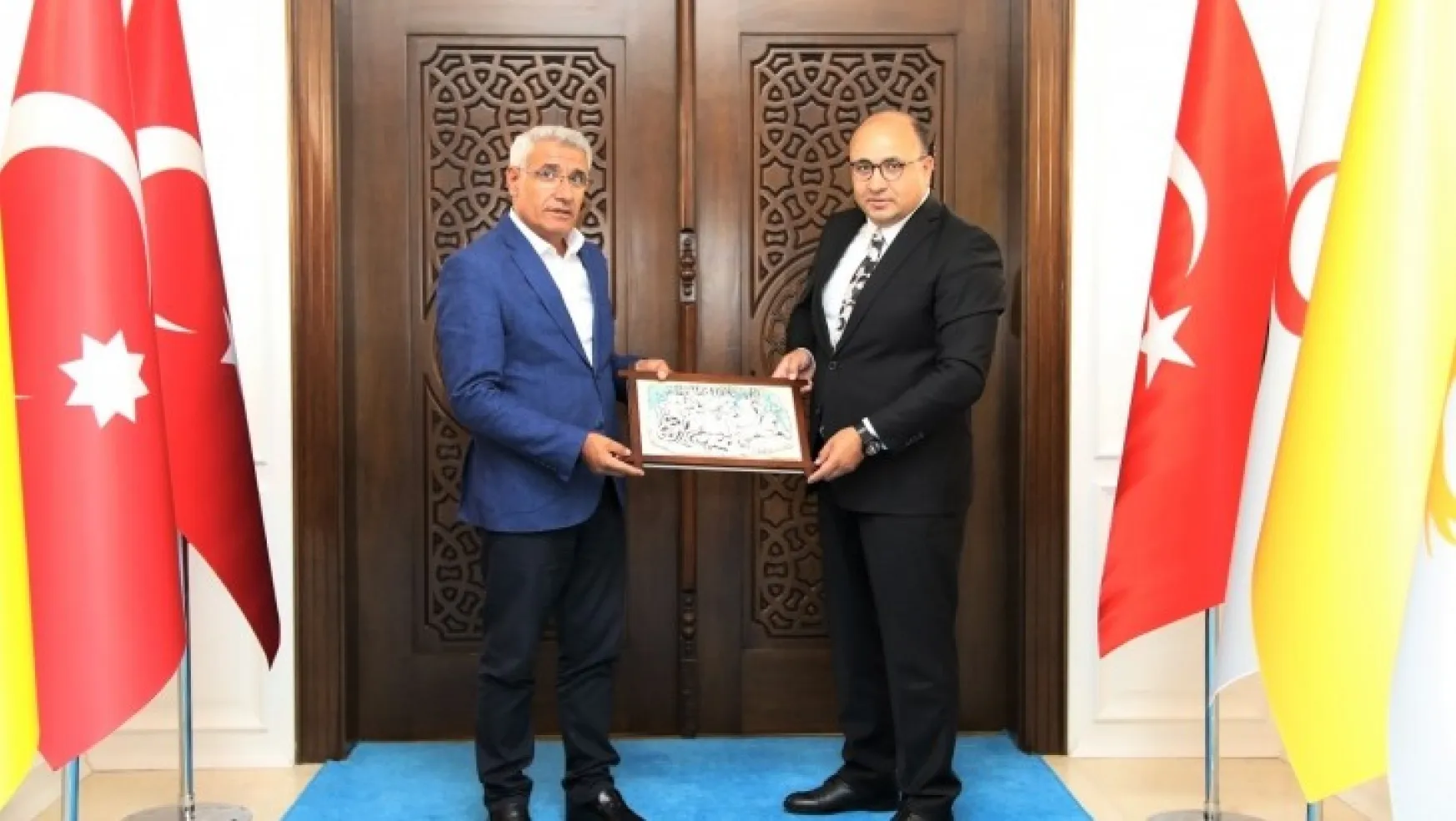 Prof. Dr. Şahin'den Başkan Güder'e Ziyaret