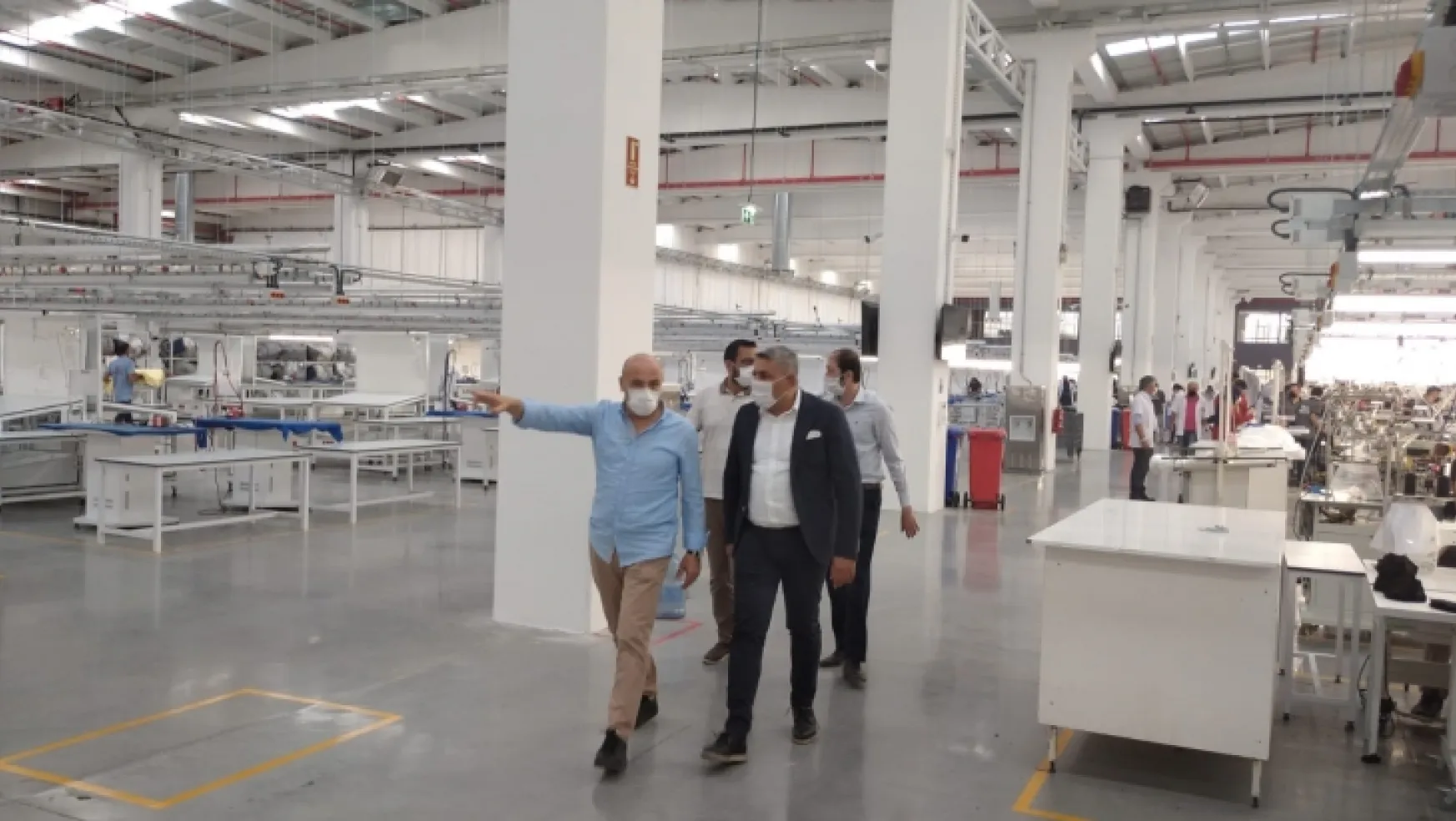Sadıkoğlu, Malatya OSB'de bulunan fabrikaları ziyaret etti.
